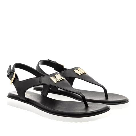 michael michael kors jilly flat sandal|Michael Kors genuine leather flats.